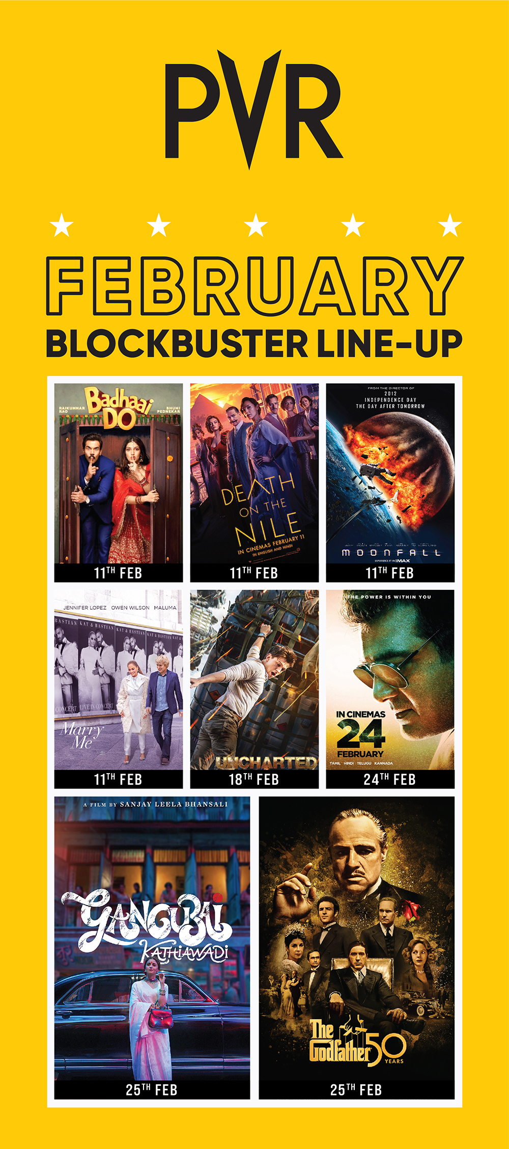 PVR announces the February blockbuster movie month with an