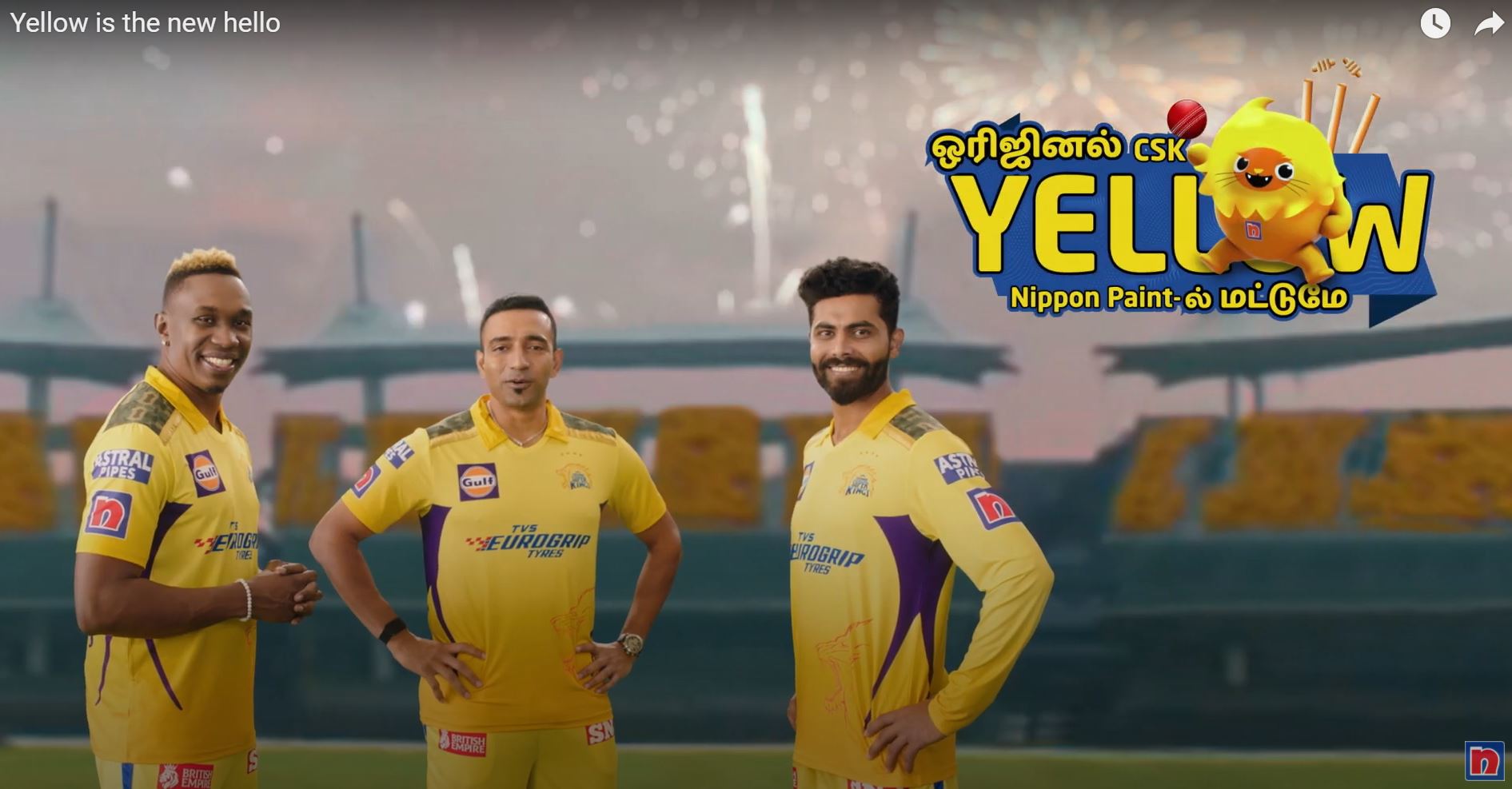 Nippon Paint launches new TVC to mark its 5th year of partnership with  Chennai Super Kings