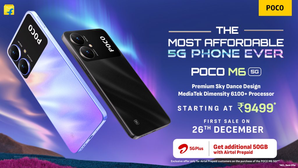 The Most Affordable 5G Smartphone – POCO M6 5G Launches at an Incredible  Price of INR 9,499